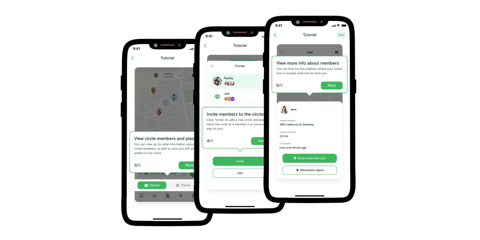The Number Tracker app features.